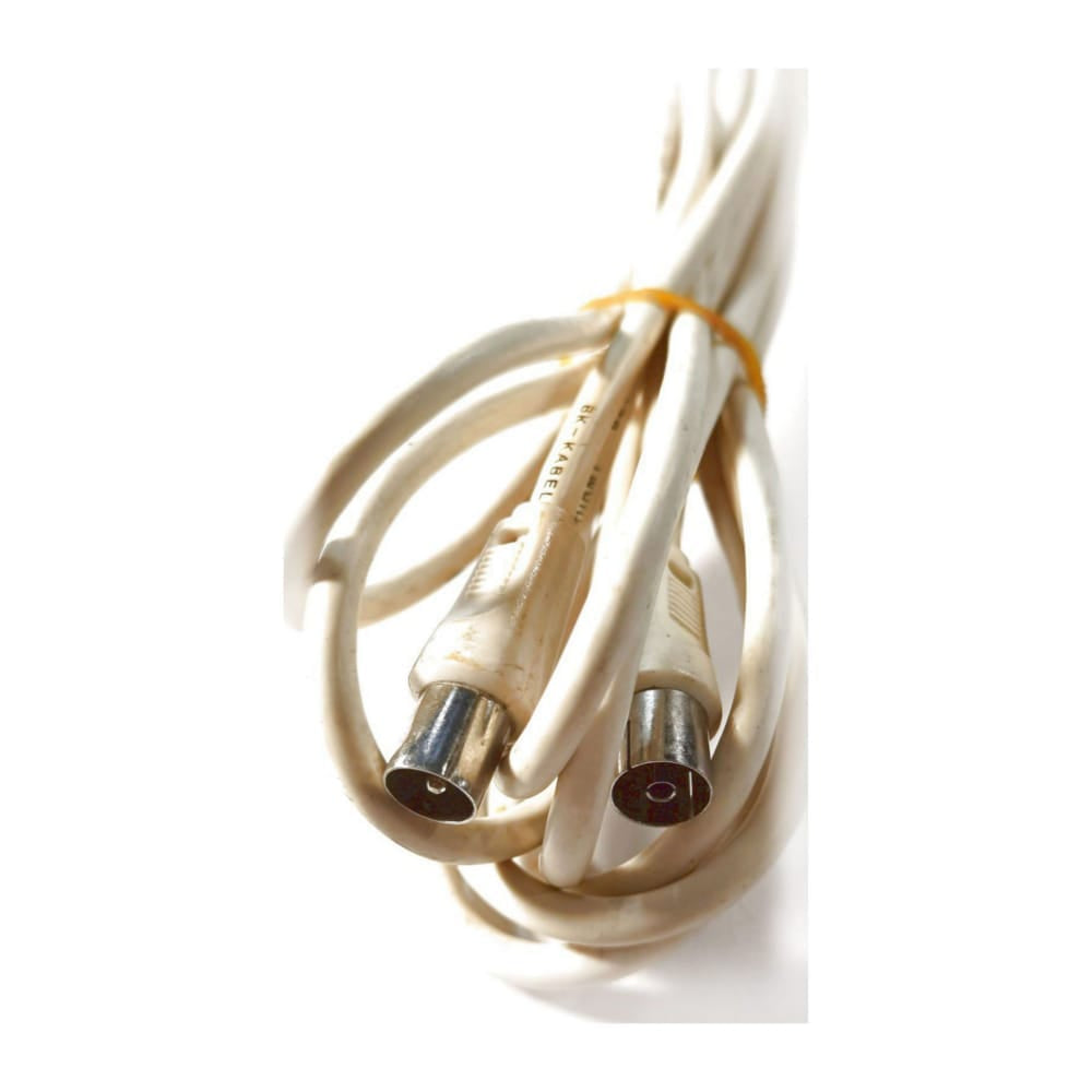 Rf 75 Ohm (M) To (F) (5M) (White)