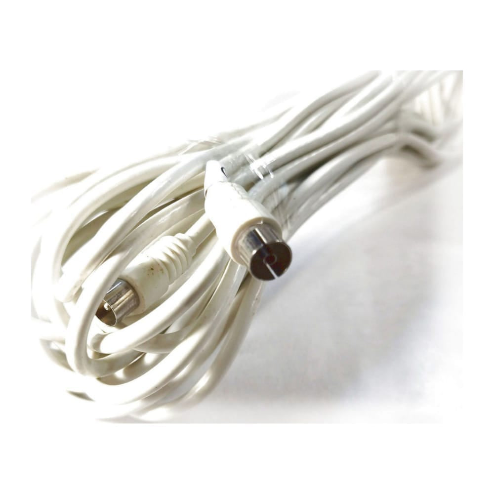 Rf 75 Ohm (M) To (F) (10M) (White)