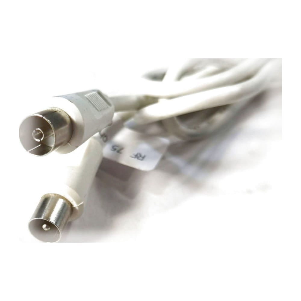 Rf 75 Ohm (M) To (F) (1.2M) (White)