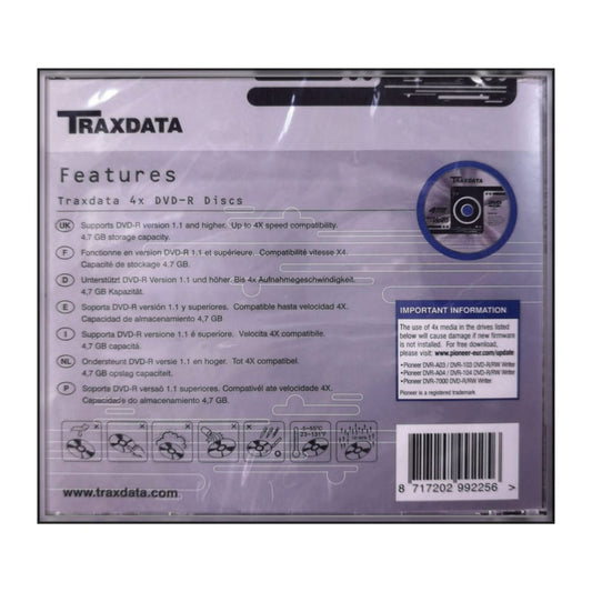 Dvd-R (4.7Gb) Traxdata
