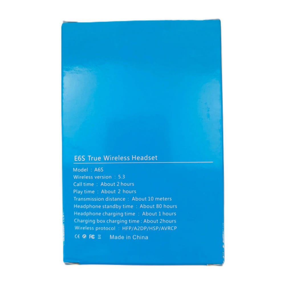 Headset: A6S (Black)