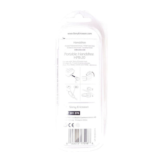 Sony Ericsson: Headphones Hpb-20