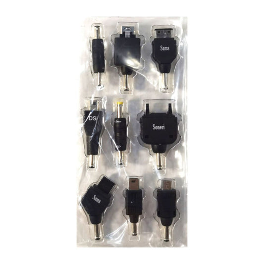Mobile Phone Power Adapters Universal (9Pcs)