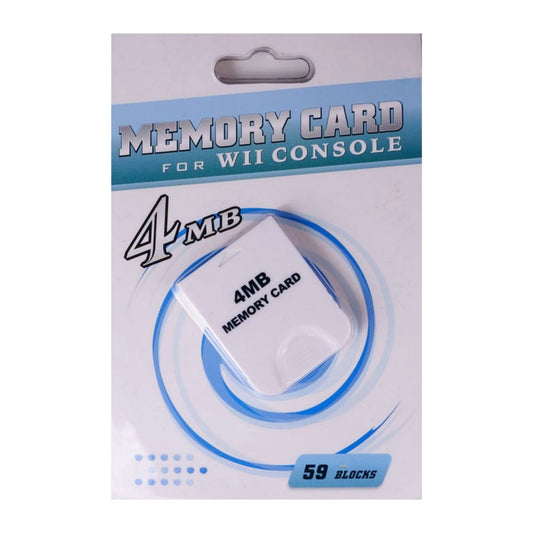 Nintendo Wii: Memory Card (4Mb) White