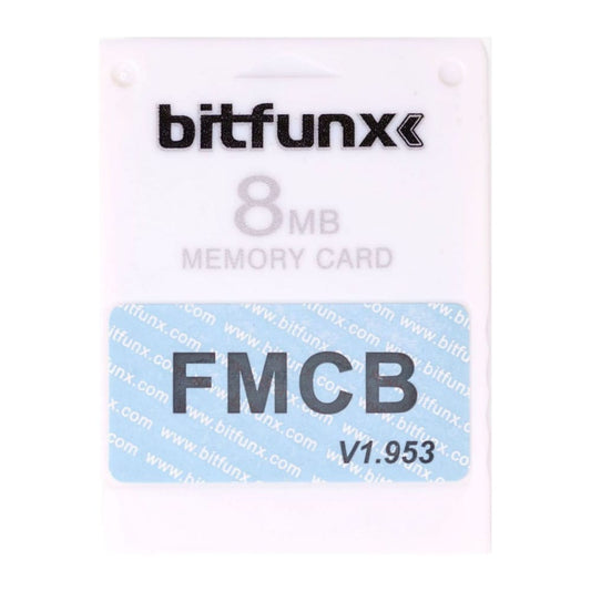 Playstation 2: Memory Card (8Mb) Fmcb V1.953 (White) Ps2