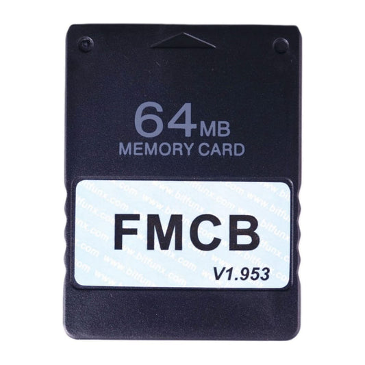 Playstation 2: Memory Card (64Mb) Fmcb V1.953 (Black) Ps2