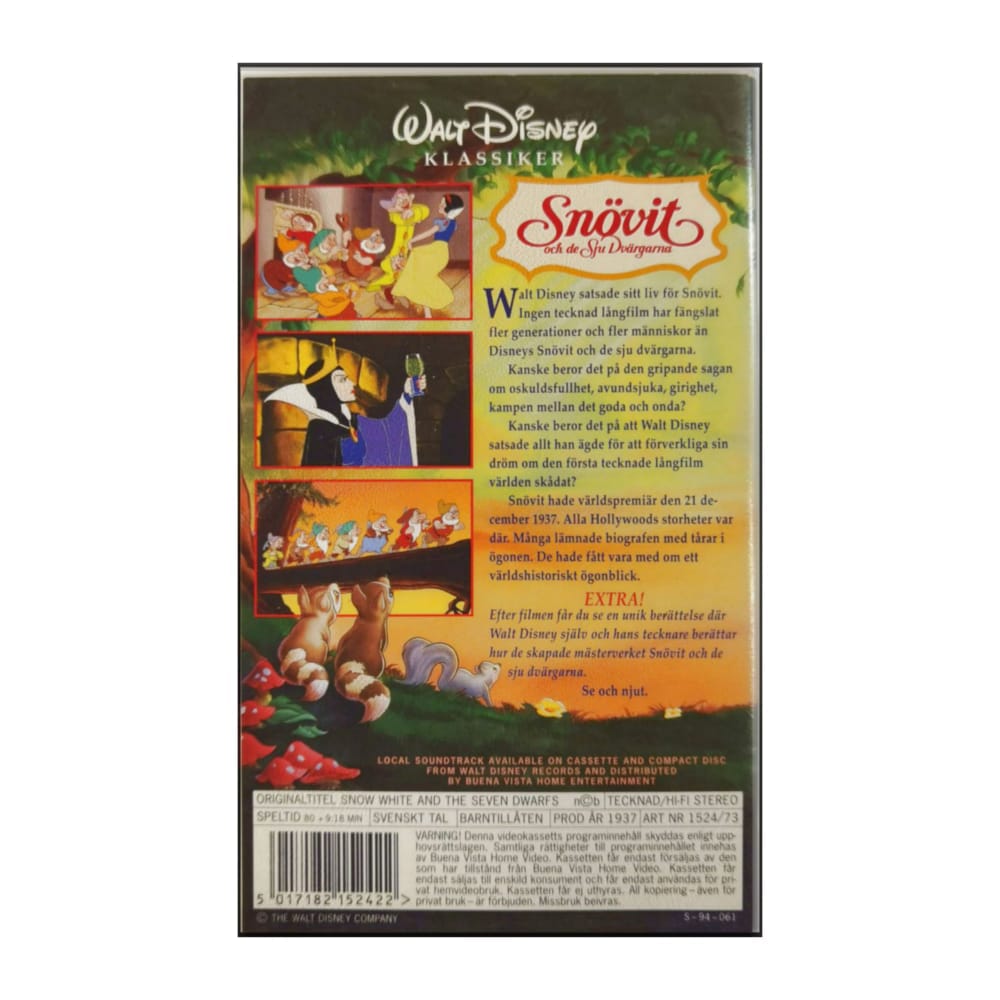 Snow White And The Seven Dwarfs | Snövit Och De Sju Dvärgarna