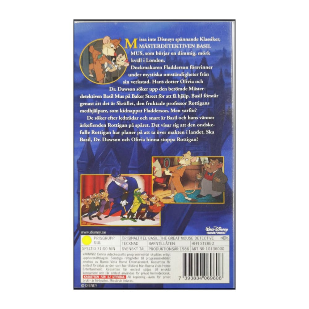 The Great Mouse Detective | Mästerdetektiven Basilmus