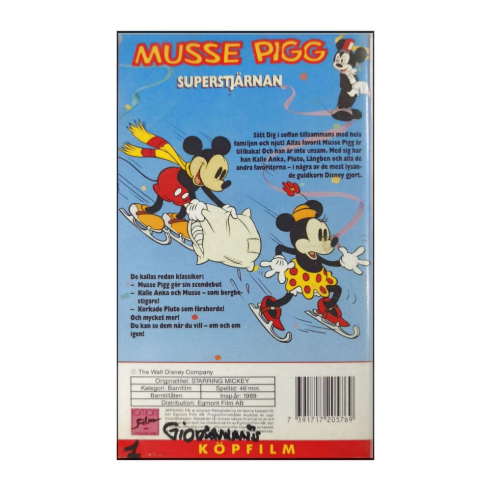 Starring Mickey (1989) Musse Pigg Superstjärnan