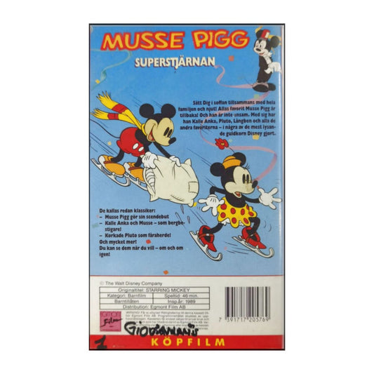 Starring Mickey (1989) Musse Pigg Superstjärnan