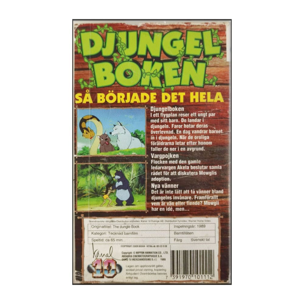 The Jungle Book 1 (1989) Djungelboken 1 Så Började Det Hela