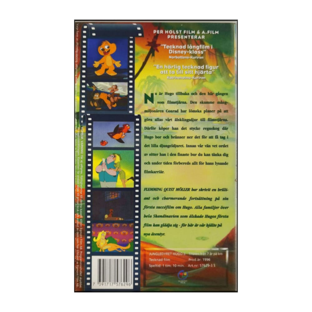 Jungeldyret Hugo 2 (1996) Djungeldjuret Hugo: Den Stora Filmhjältan