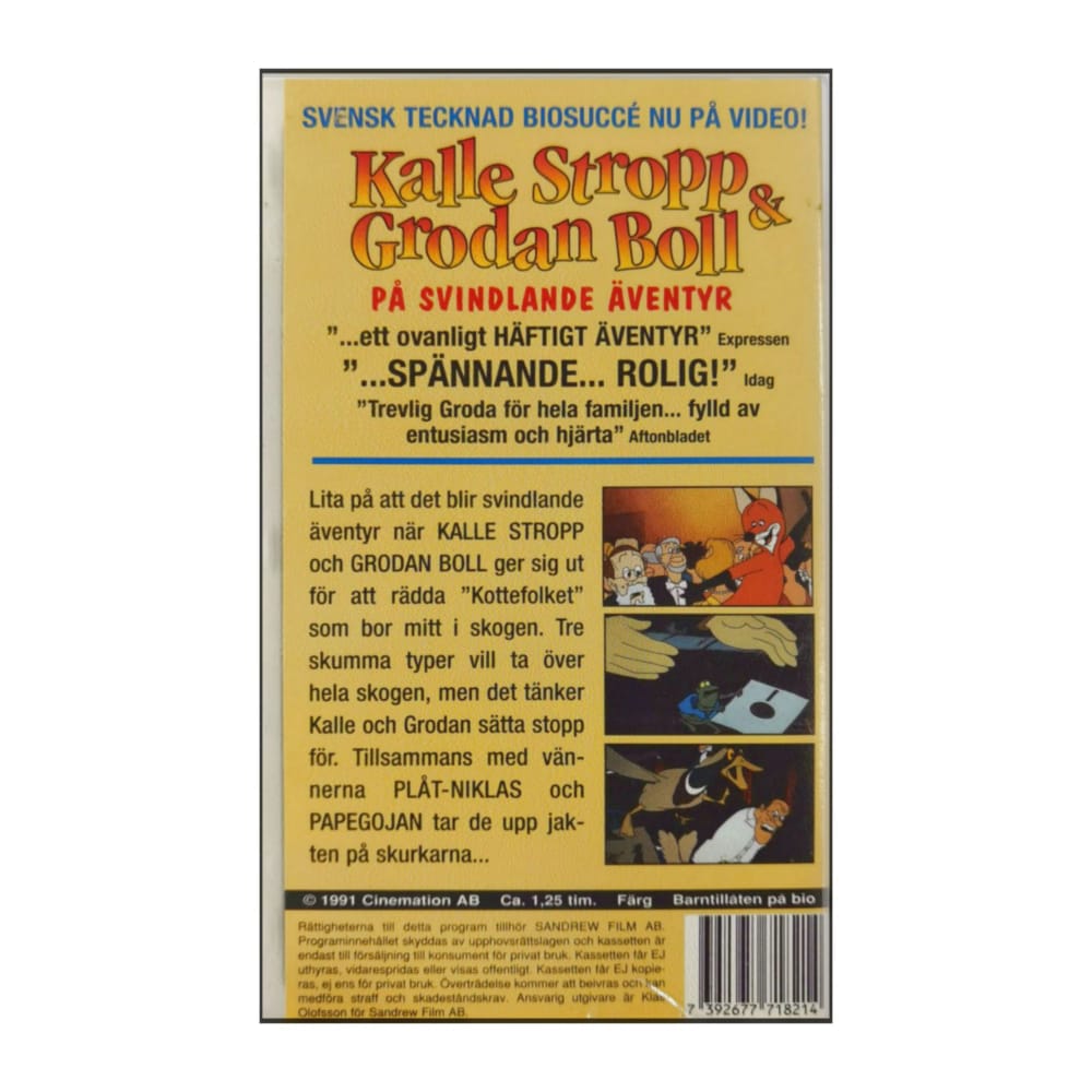 Kalle Stropp & Grodan Boll (1991) På Svindlande Äventyr