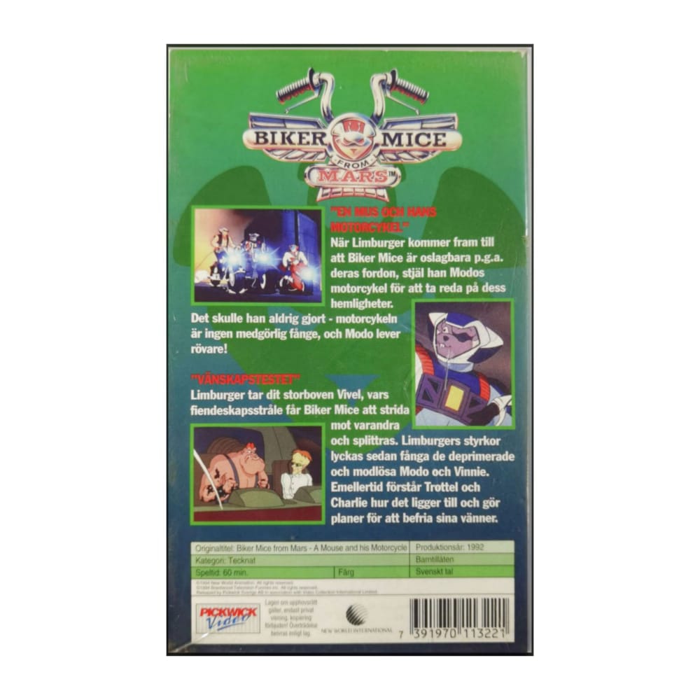 Biker Mice From Mars | En Mus Och Hans Motorcykel