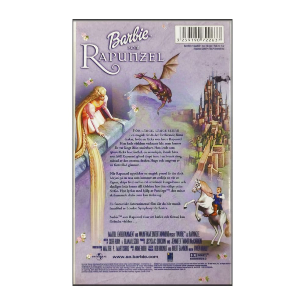 Barbie Som Rapunzel