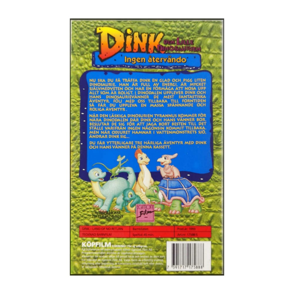 Dink The Little Dinosaur (1993) Dink Den Lille Dinosaurien: Ingen Återvändo