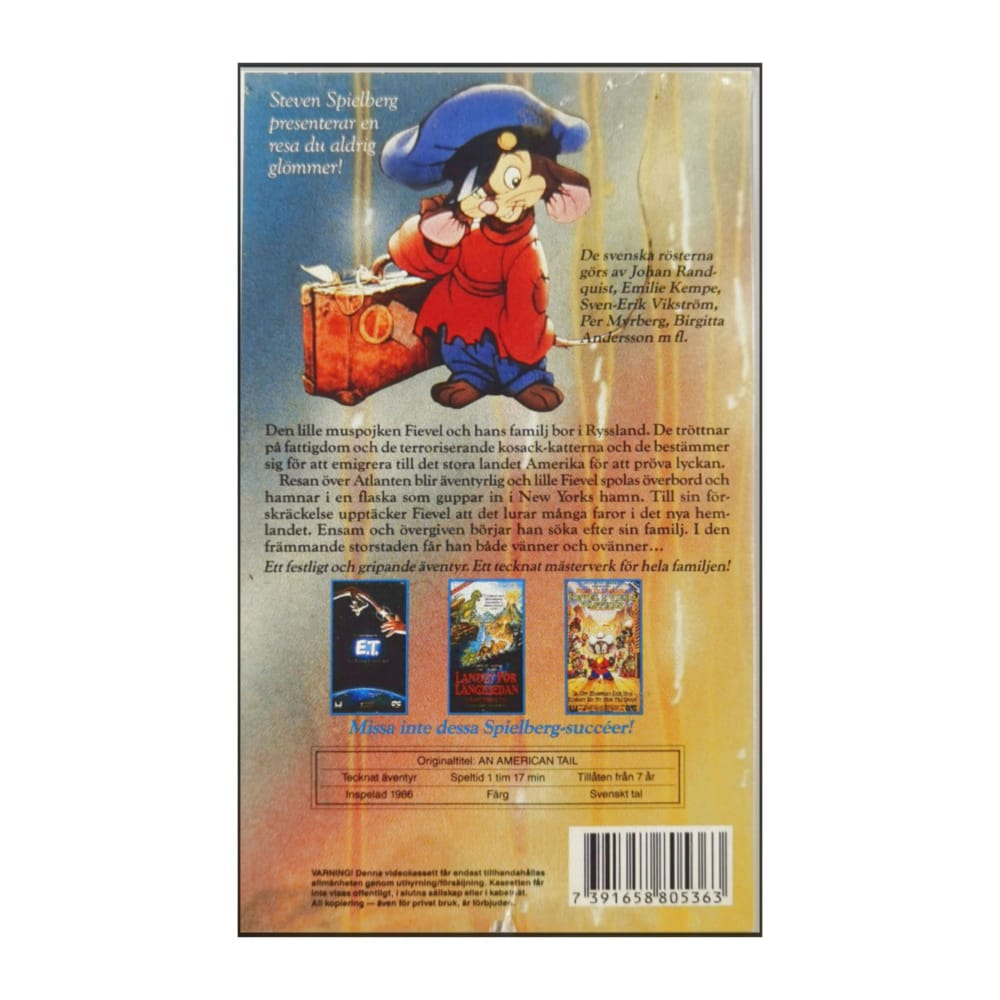 An American Tail (1986) Fievel: Resan Till Amerika