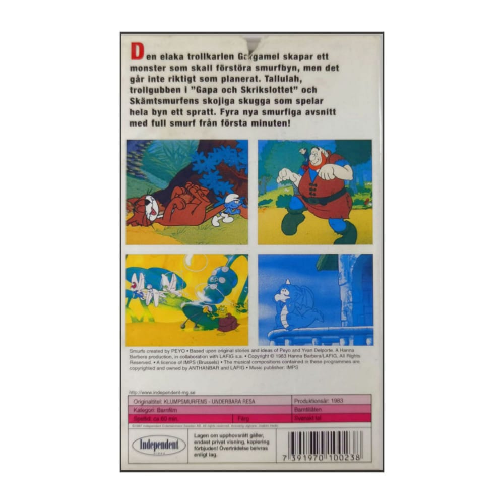 The Smurfs (1983) Smurfarna: Klumpsmurfens Underbara Resa