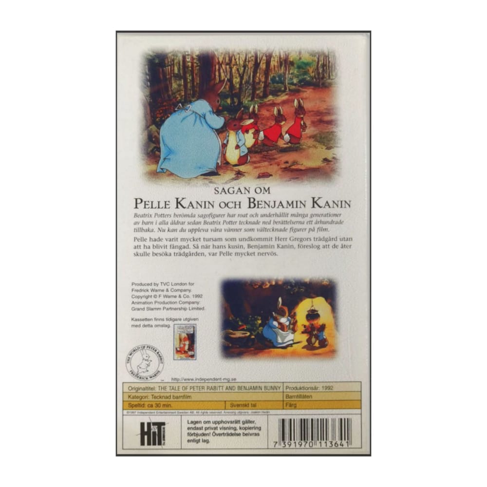 The Tale Of Peter Rabbit (1992) Sagan Om Pelle Kanin Och Benjamin Kanin