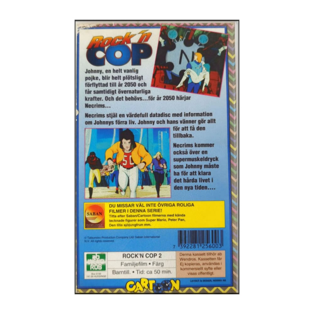 Mirai Keisatsu Urashiman (1983) Rock N Cop 2 Data Äventyr