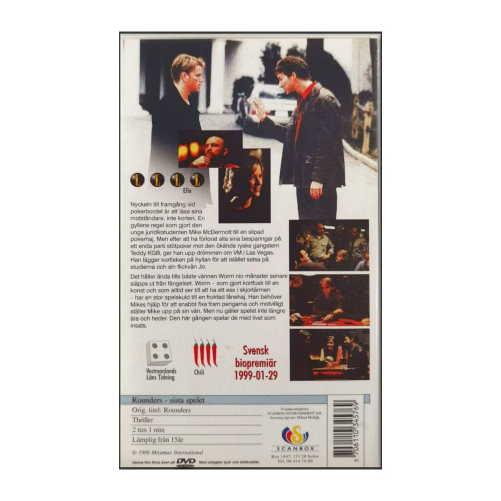 Rounders | Sista Spelet