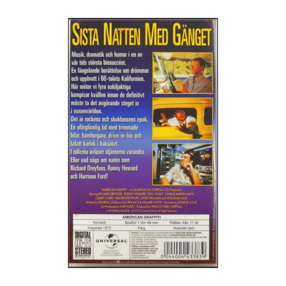 American Graffiti | Sista Natten Med Gänget