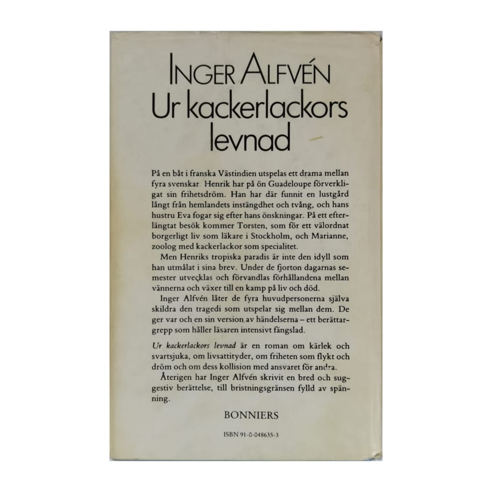 Inger Alfvéen: Ur Kackerlackors Levnad