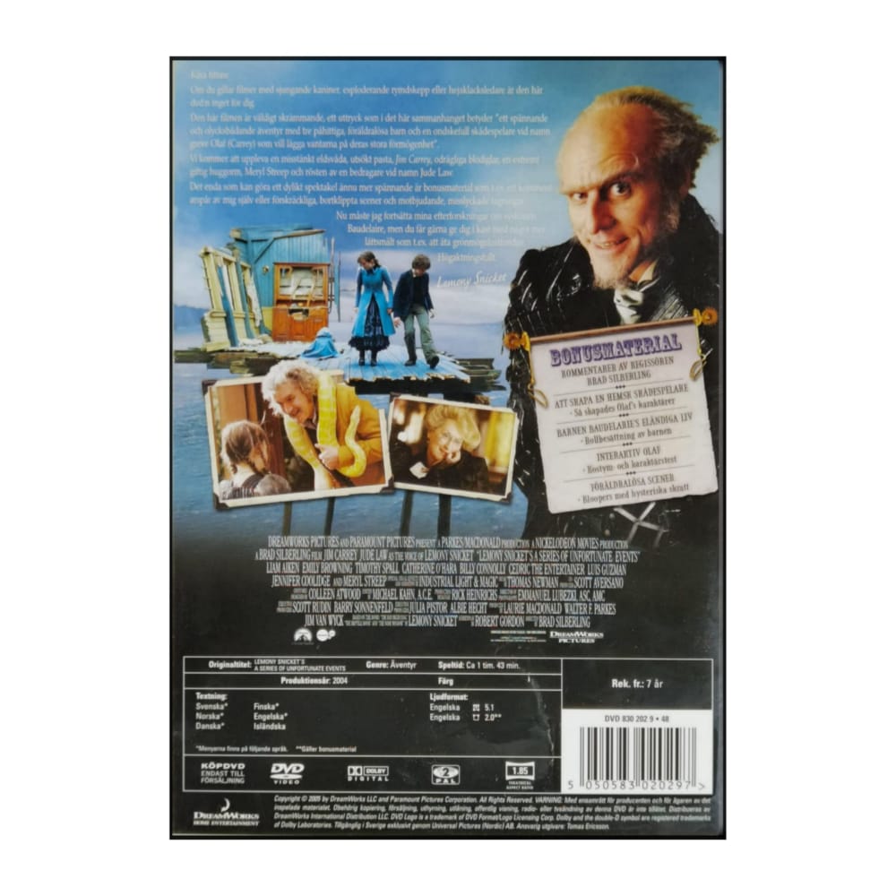 A Series Of Unfortunate Events | Syskonen Baudelaires Olycksaliga Liv