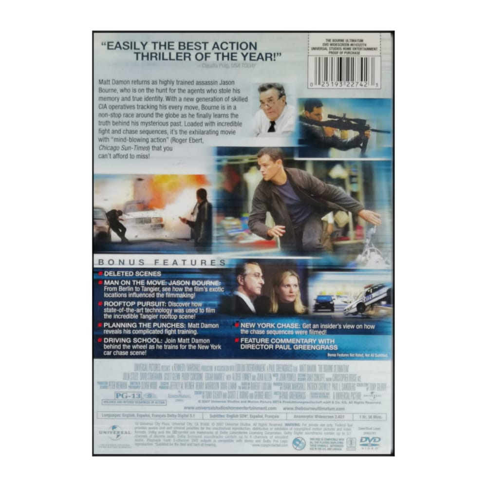 Jason Bourne: The Bourne Ultimatum