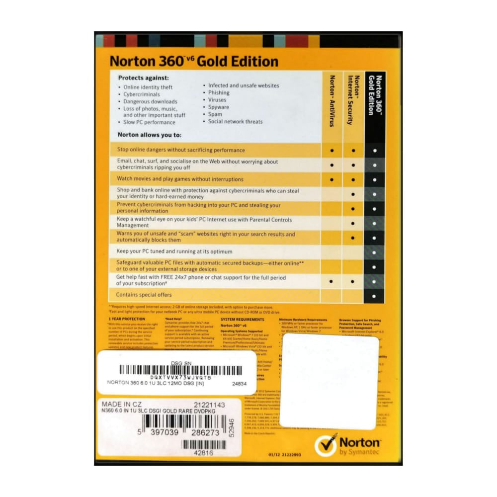 Norton 360 6