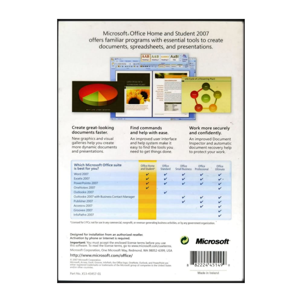 Microsoft Office Home And Student 2007