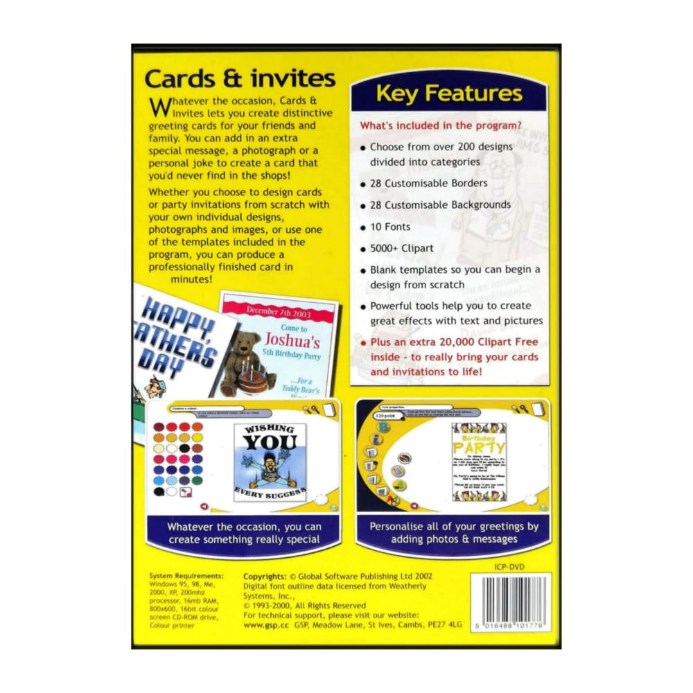 Cards & Invites + 20000 Clipart