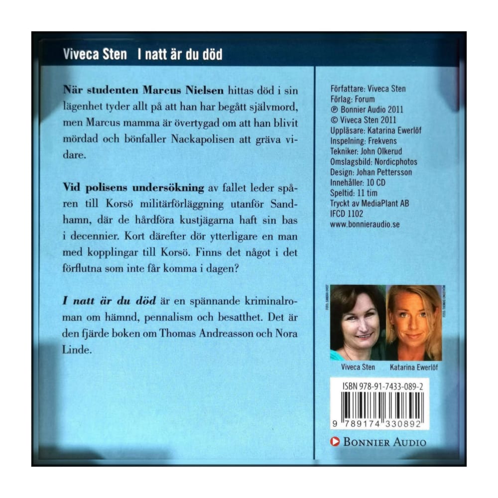 Viveca Sten: I Natt Är Du Död