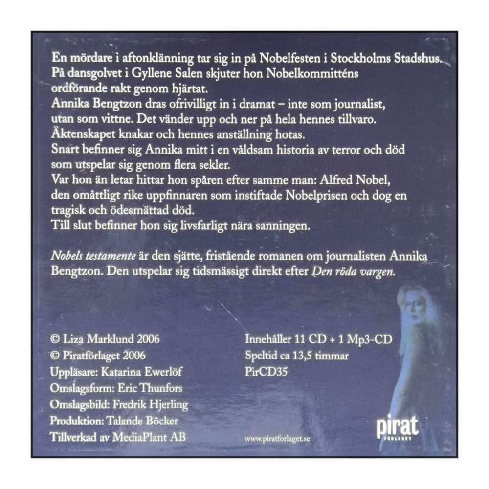 Liza Marklund: Nobels Testamente