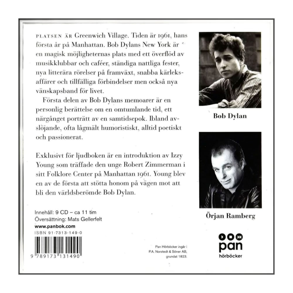 Bob Dylan: Memoarer 1