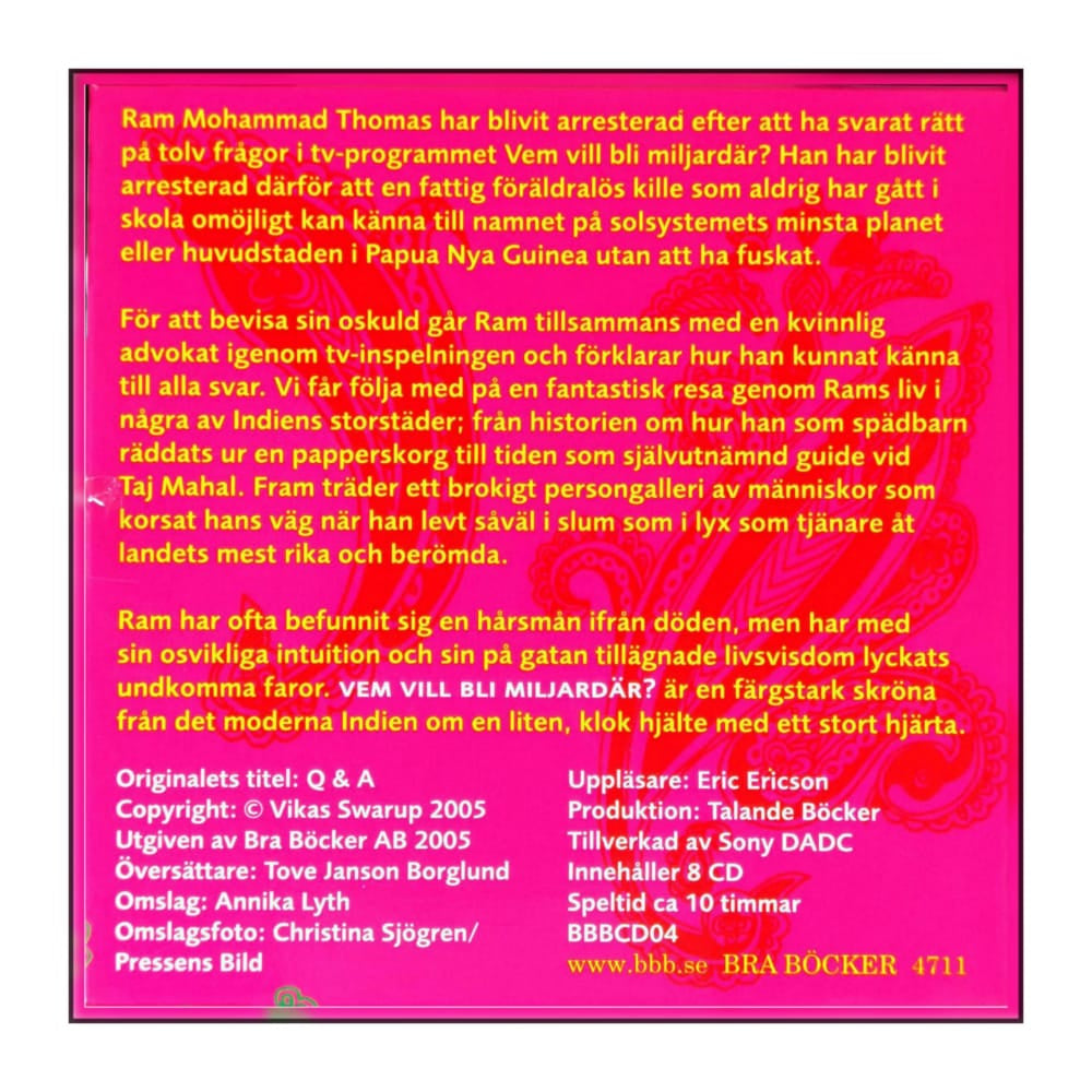 Vikas Swarup: Vem Vill Bli Miljardär