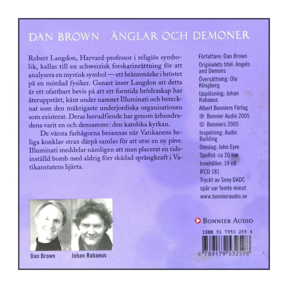 Dan Brown: Änglar Och Demoner