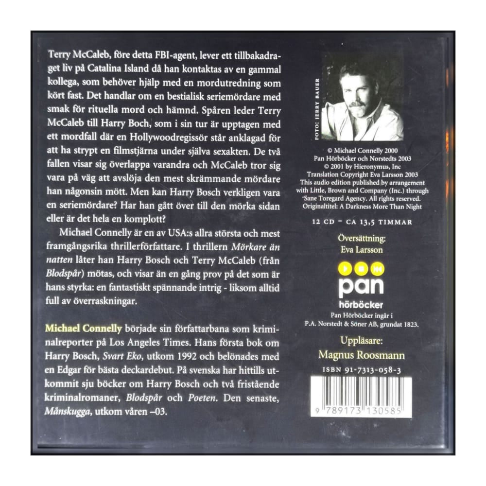 Michael Connelly: Mörkare Än Natten