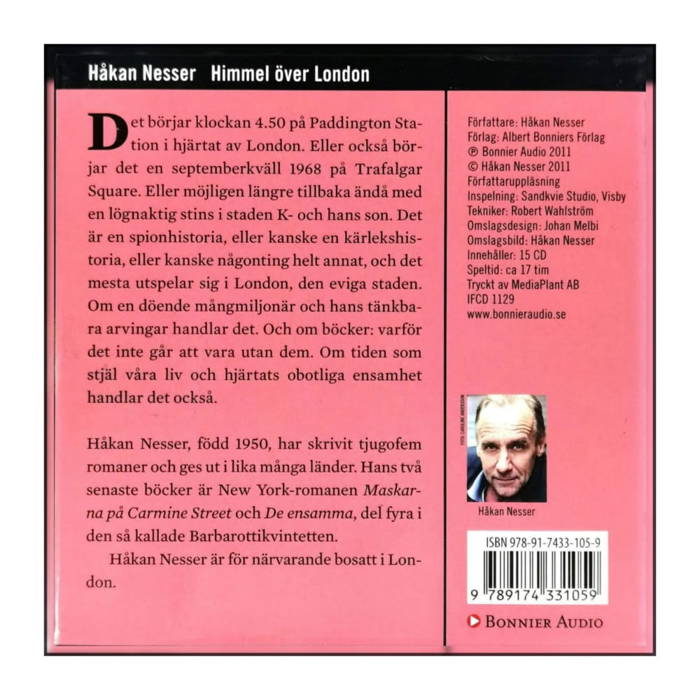 Håkan Nesser: Himmel Över London