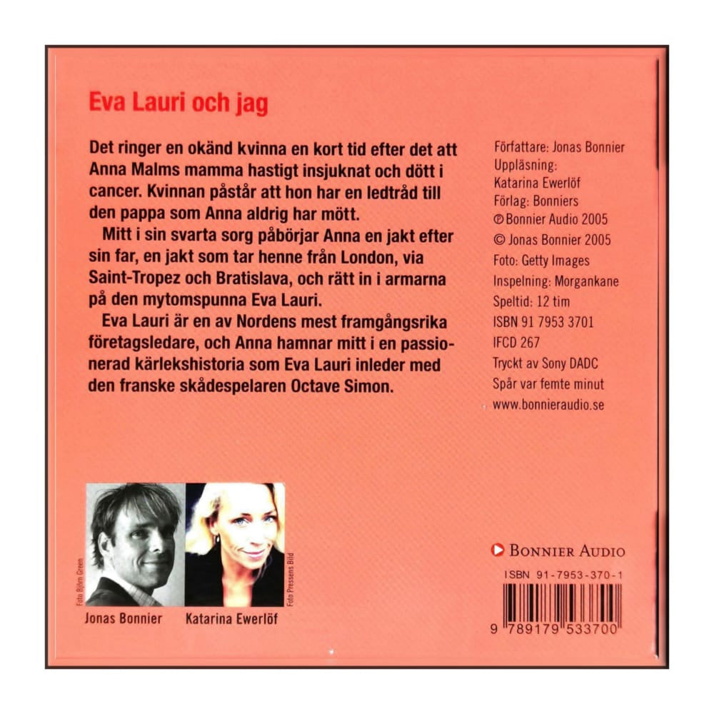 Jonas Bonnier: Eva Lauri & Jag