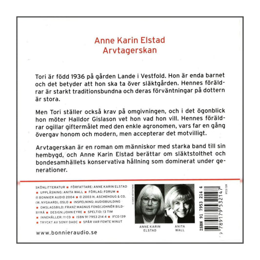 Anne Karin Elstad: Arvtagerskan