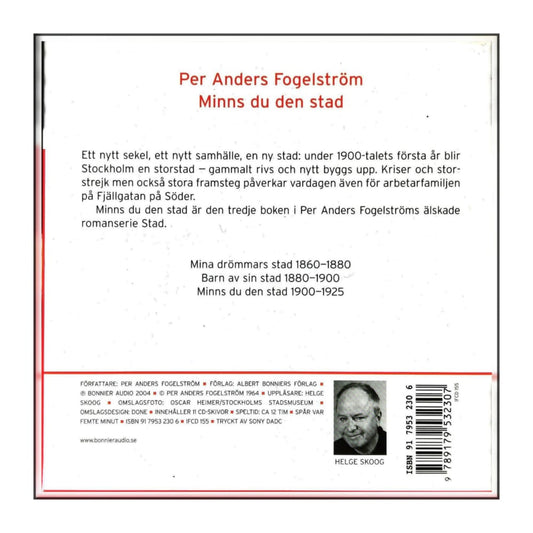 Per Anders Fogelström: Minns Du Den Stad