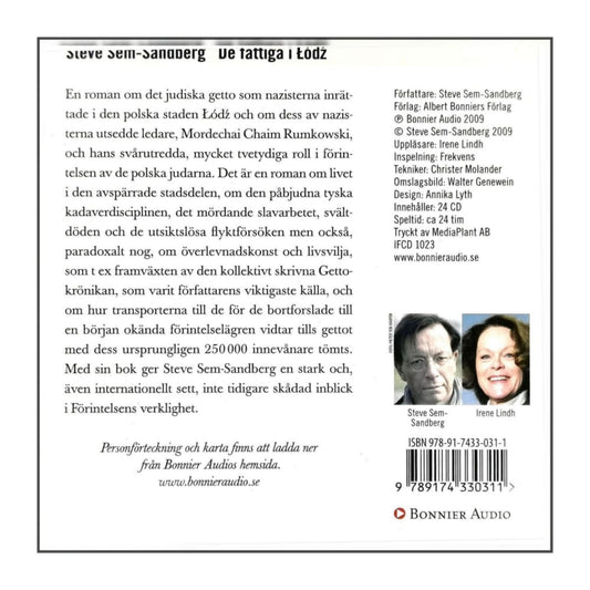 Steve Sem-Sandberg: Det Fattiga I Lódź