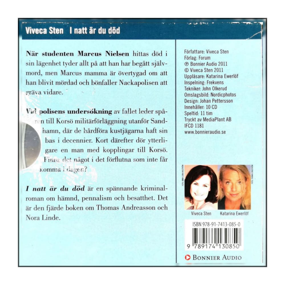 Viveca Sten: I Natt Är Du Död
