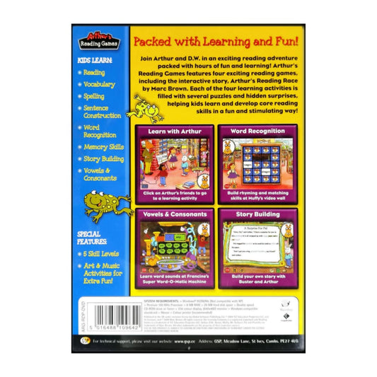 Arthur'S Reading Games