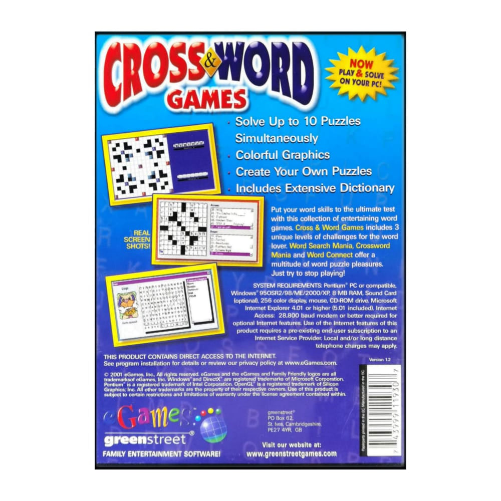 Cross & Word Games: Over 300 Puzzles