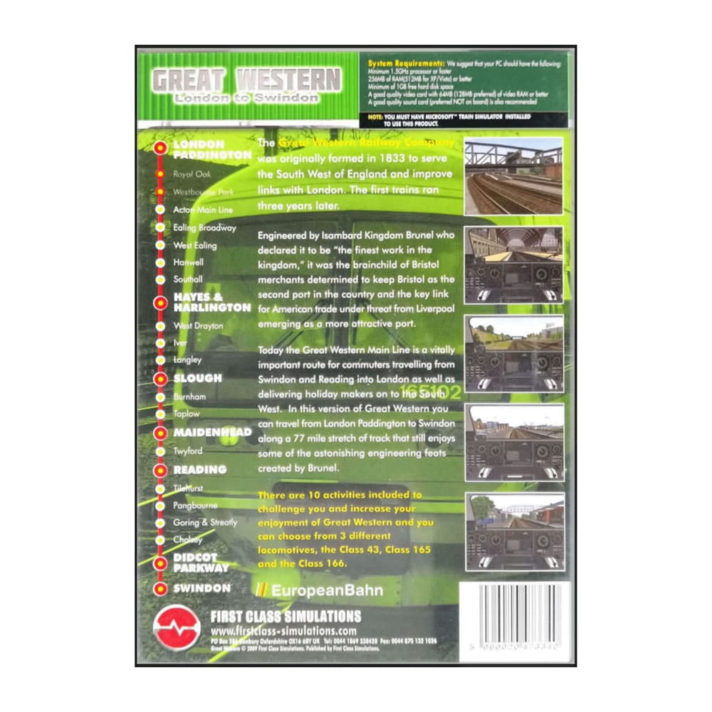 Microsoft Train Simulator: Great Western: London To Swindon