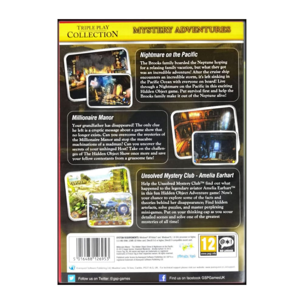 Triple Play Collection: Mystery Adventures