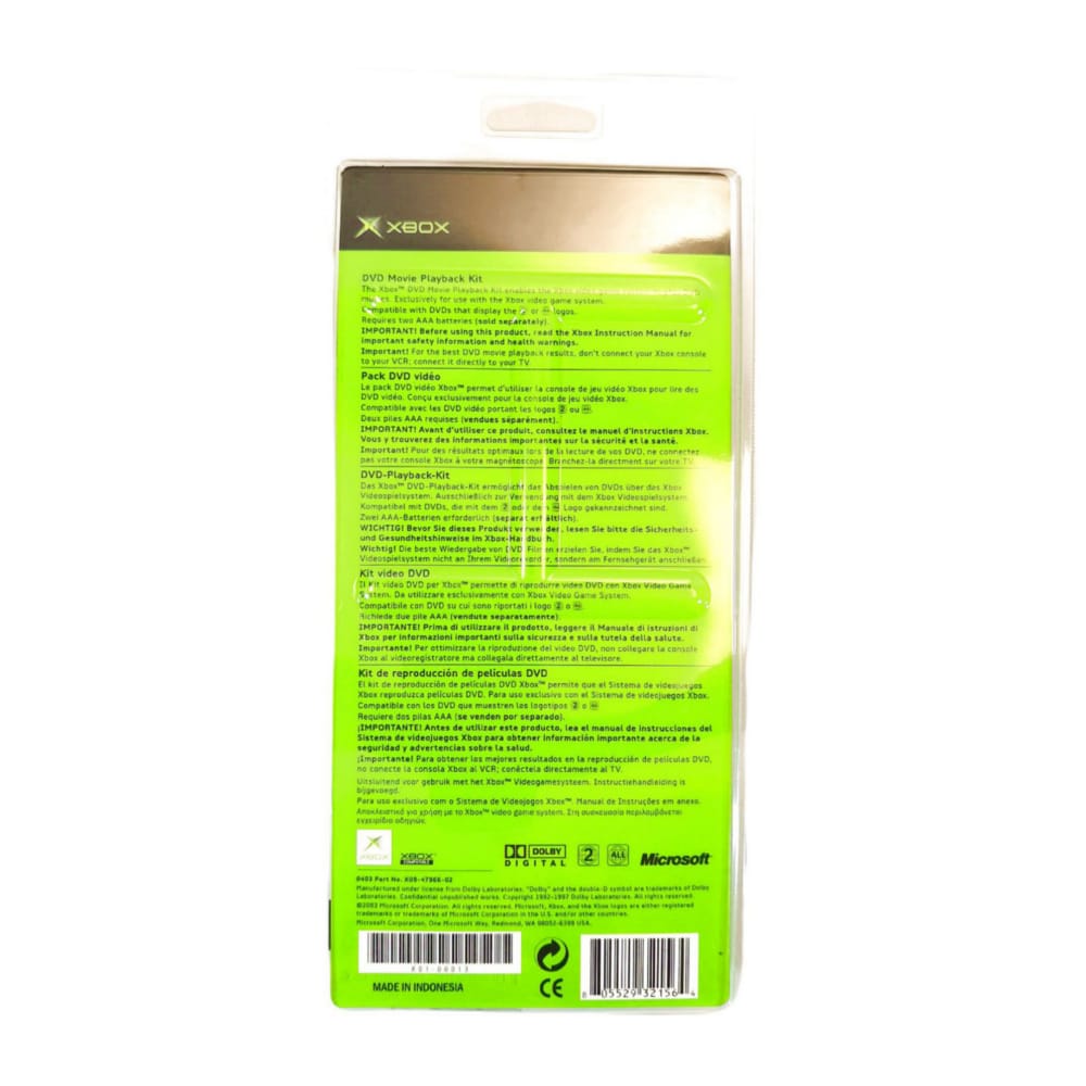 Xbox: Dvd Movie Playback Kit
