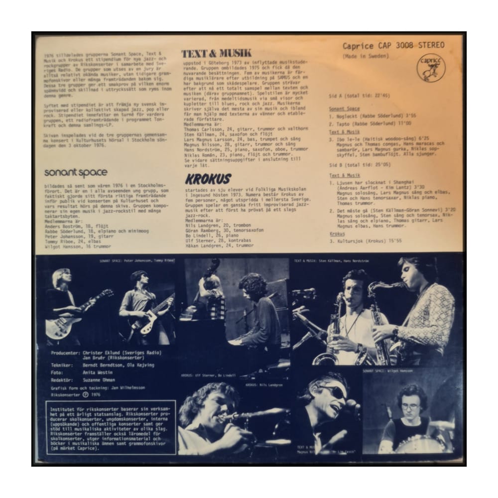 Jazz- Och Rockstipendiater 1976